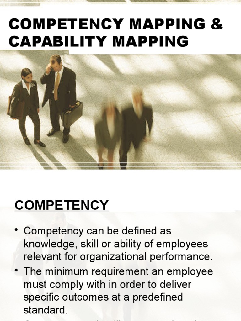 Competency and Capability Mapping Guide | PDF | Competence (Human ...