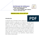 Ensayo paradigma educativo