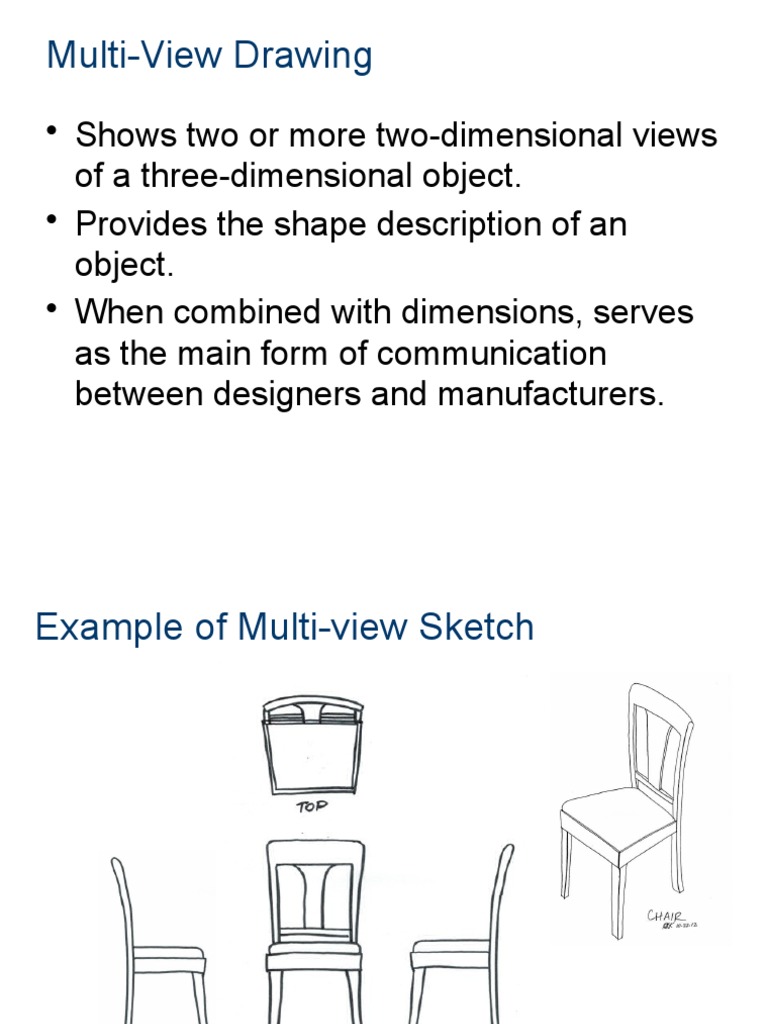Multi-View Drawing Guide | PDF | Drawing | Space