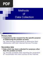 Methods of Data Collection & Questionnaire