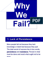 Why We Fail
