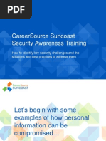 Careersource Suncoast Security Awareness Training