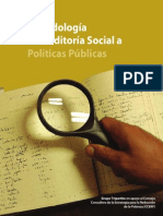 Metodologia AUDITORIA SOCIAL A Politicas Publicas