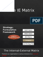 IE Matrix Report
