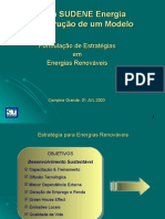 Formulacao de Estrategias em Energias Renovaveis