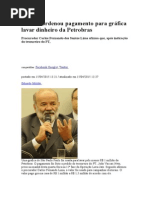 Vaccari Ordenou Pagamento Para Gráfica Lavar Dinheiro Da Petrobras