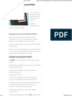 Como Validar Formulario HTML5 - PSD A HTML Paso A Paso