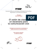 El Salón de Clases Espacio Comun. Oral PDF