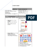 HTM Summit 2015 Event Order: Date: April 3, 2015 Customer Information Event Information