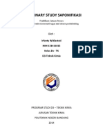 Preliminary Study Saponifikasi Irfanty Widiastuti 131411012 2a-Tk Kel 3