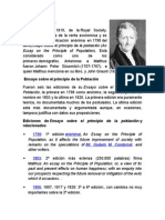 Thomas Malthus y Alexander Von Humboldt