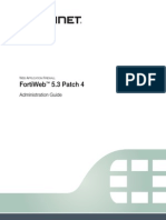 FortiWeb 5 3 Patch 4 Administration Guide Revision1 PDF