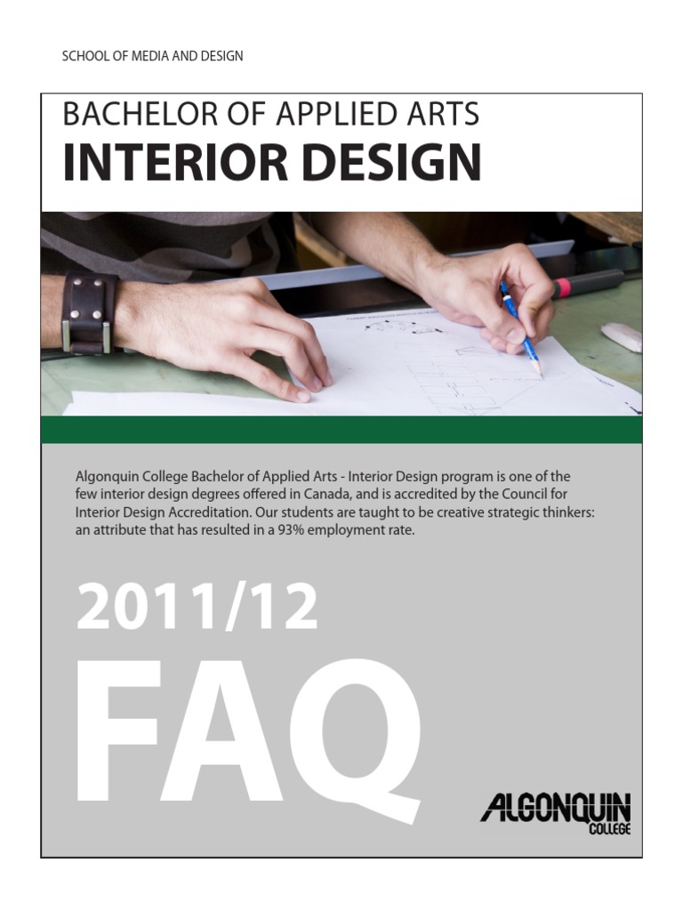 Algonquin Interior Design Program FAQ | PDF | Interior Design ...