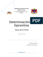 Determinación de Epicentros