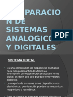 Comparacion de Sistemas Analogicos y Digitales