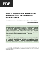 Aduriz Bravo Historia Educacion