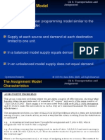 The Assignment Model Characteristics: © 2007/08, Sami Fethi, EMU, All Right Reserved Operations Research