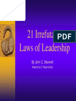 21 Laws of Leadership John Maxwell