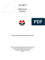 SILABUS Menulis PDF