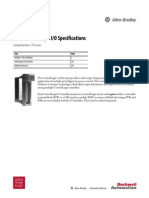 1756 Controllogix I/O Specifications: Technical Data