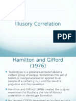 Illusory Correlation