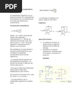 AMPLIFICADOR  LOGARITMICO