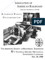 Railroad Wheel Dynamo Meter AAR