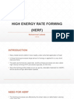 High Energy Rate Forming (HERF) : Muhammed Labeeb