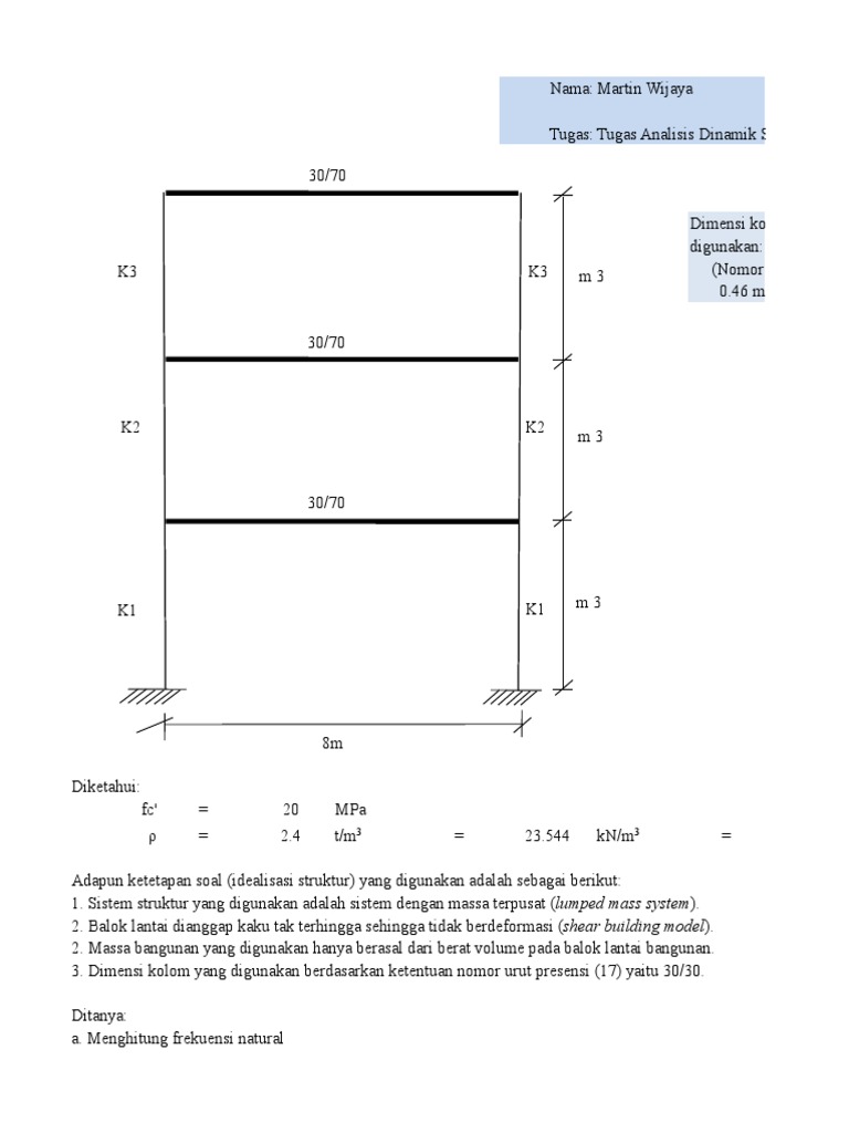 Portal 2d Analisis Dinamika Struktur