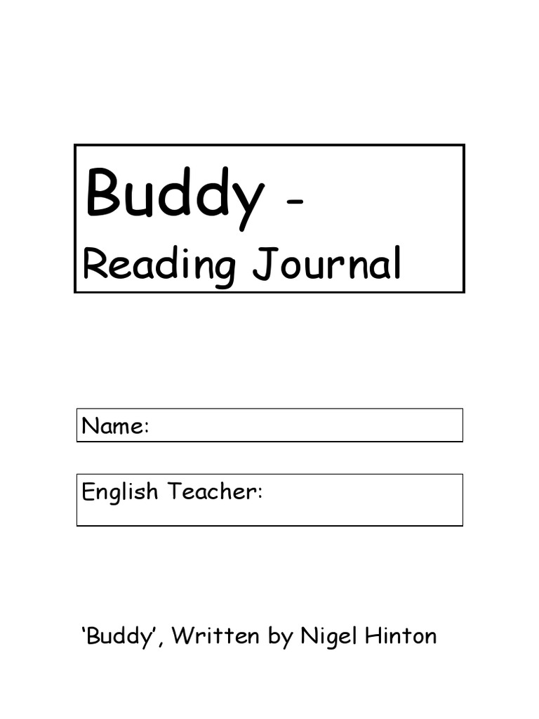 Buddy Reading Journal PDF | PDF | Language Arts & Discipline