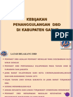 Kebijakan Penanggulangan DBD