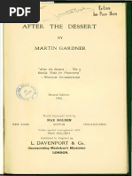 After The Dessert - Martin Gardner