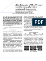 Noninvasive Cuffless Estimation of Blood Pressure using Photoplethysmography