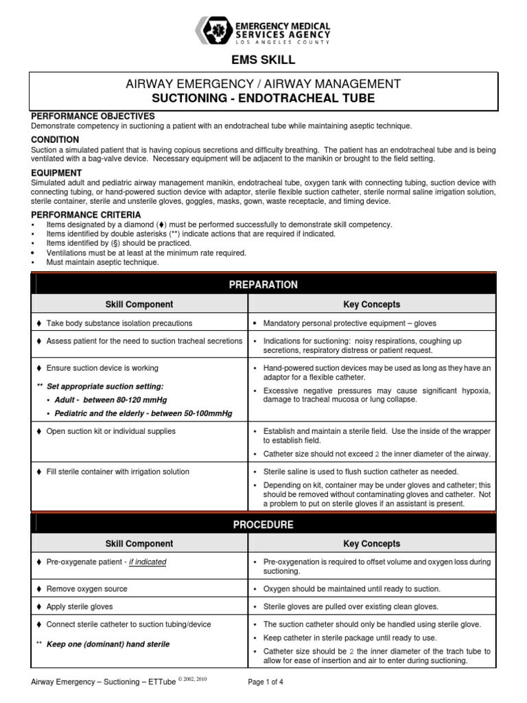 A - Airway - Management - Suction - ETT | PDF | Respiratory Tract ...