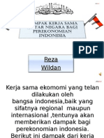 Dampak Kerja Sama Antar Negara Bagi Perekonomian Indonesia