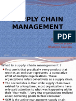 Supply Chain Management: Presented By: Nitesh Gupta Bhabesh Gautam