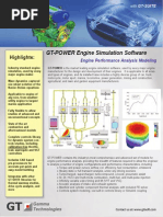 GT-POWER Engine Simulation Software: Highlights