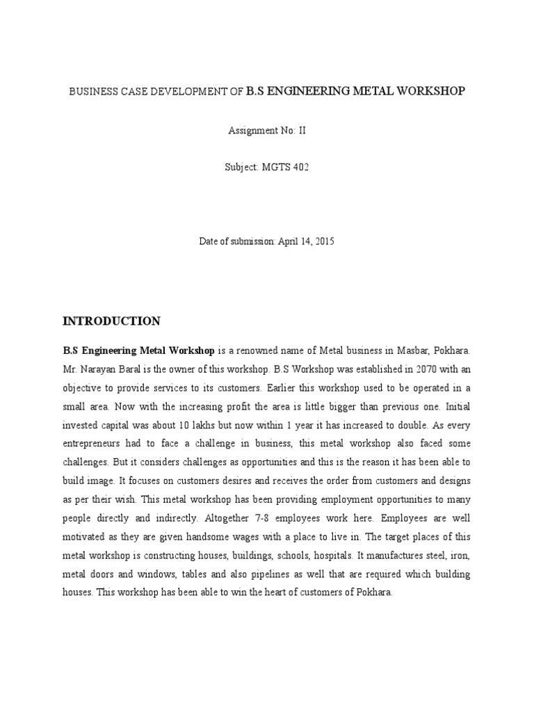 Entrepreneur business case study picture