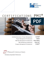 Brochure 5 Certifications de PMI.primaConsulting