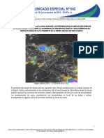 Comunicado Especial #042 - Incremento de Precipitaciones y Niveles Region Caribe