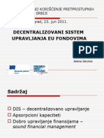 Decentralizovani Sistem Upravljanja Fondovima