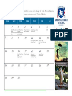 June Calendar, 2014-2015