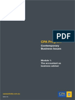 CPA Program: Contemporary Business Issues