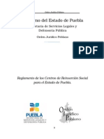 Reglamento de CERESO Puebla