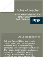 Roles of Teacher