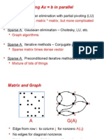 CS 240A: Solving Ax B in Parallel: Dense A: Gaussian Elimination With Partial Pivoting (LU)