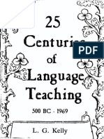 25 Centuries of Language Teaching