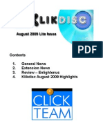 Klikdisc August 2009