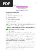 Aulas Direito Administrativo