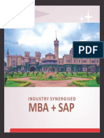 Industry Synergised MBA With SAP